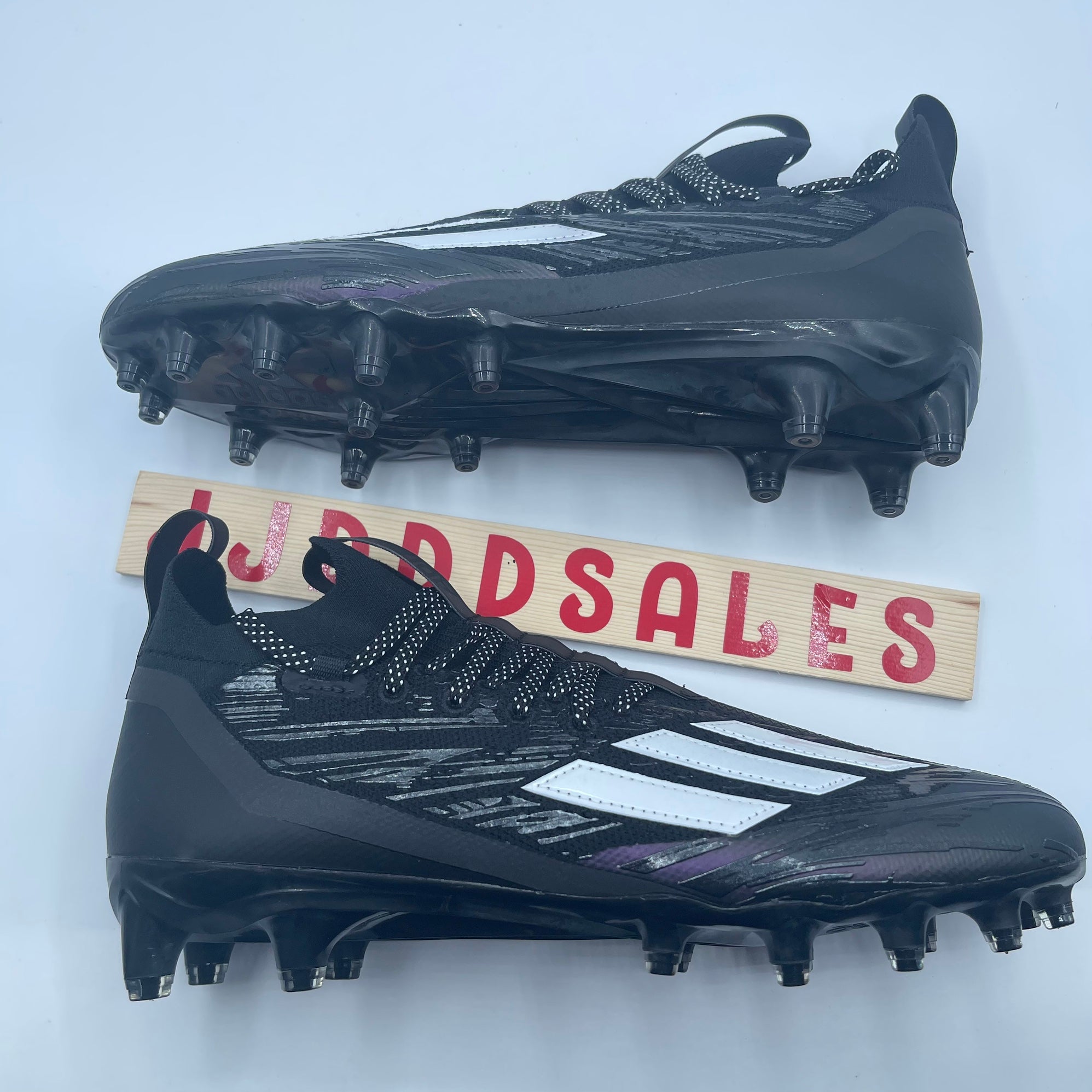 Adidas Adizero PRIMEKNIT Football Cleats Core Black Purple 