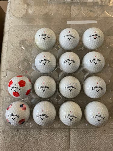 14 Callaway Chrome Soft X Golf Balls