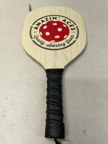 Used Amazin Aces Wood Pickleball Paddle