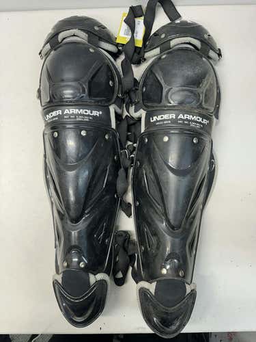 Used Under Armour Ualg2-srvs Sr Shinguard Adult Catcher's Equipment