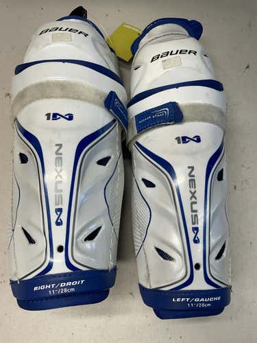 Used Bauer Nexus 11" Hockey Shin Guards