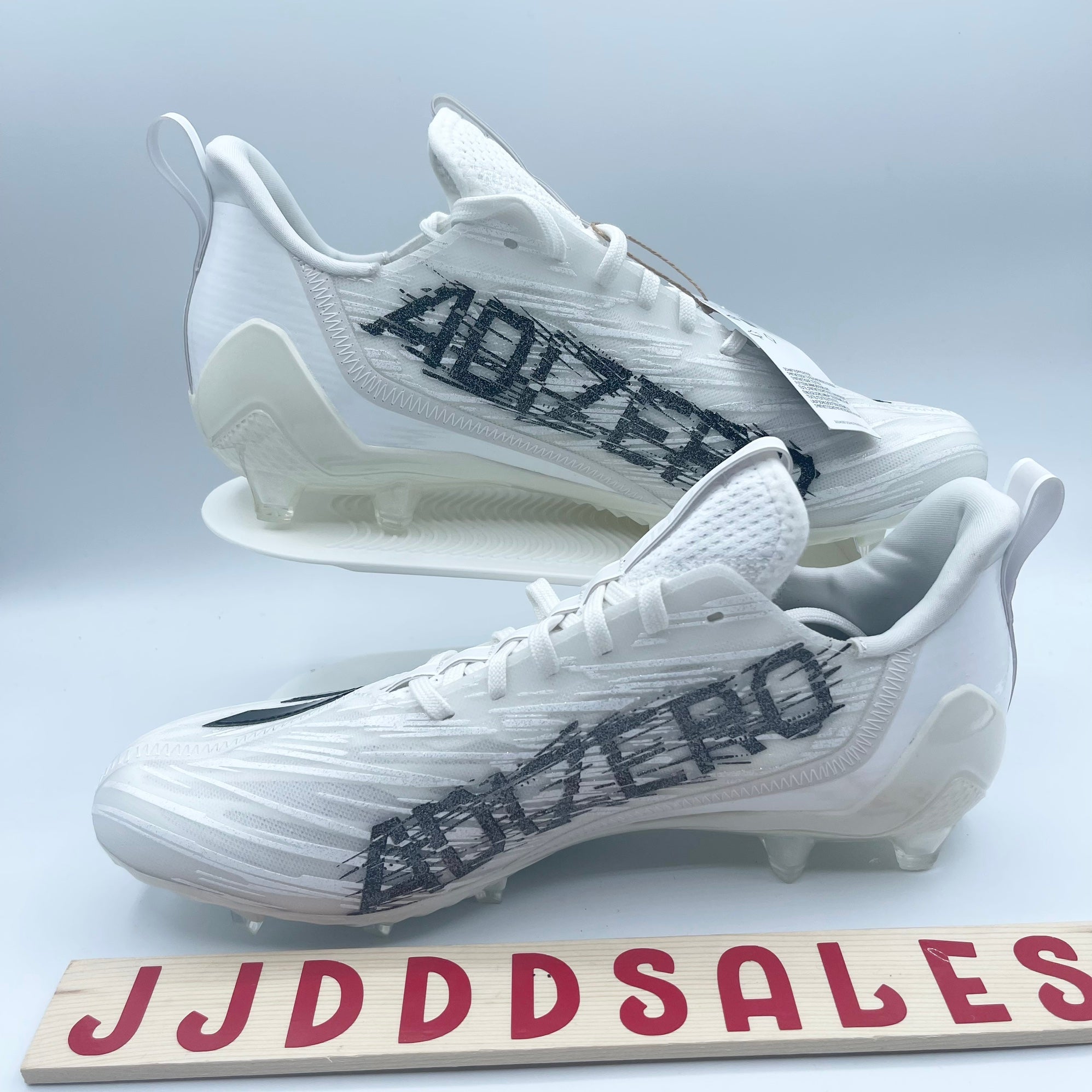 Size 14 Men’s Adidas Adizero Molded Football Cleats White Black GX4049 NEW Adidas Adizero Molded Football Cleats GX4049 | Mercari main image 4