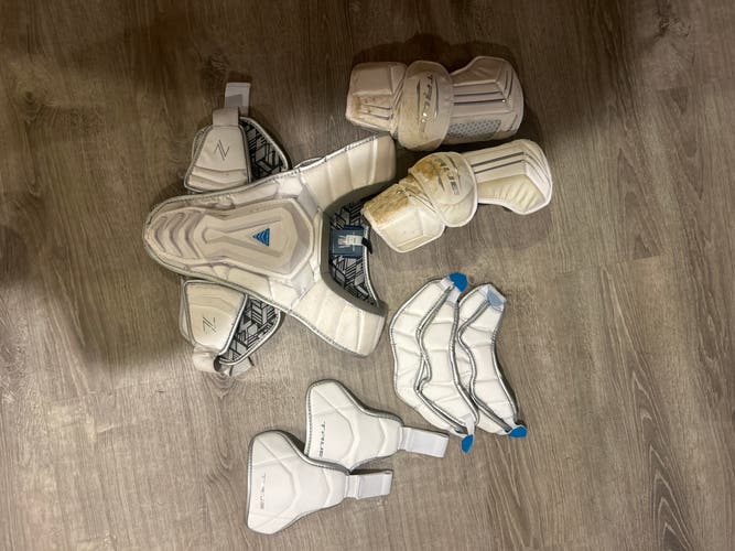 True Zerolyte Lacrosse pads