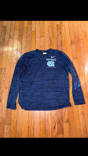 NEW Team-Issued UNC Lacrosse long Sleeve T Shirt XL