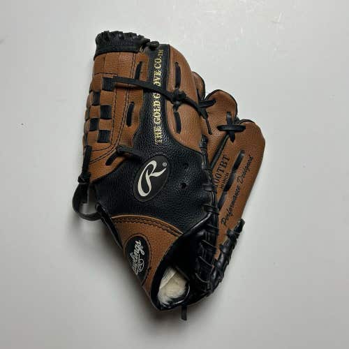 Rawlings PL100TBT Baseball Glove 10" Inch RHT Players Series Black Brown