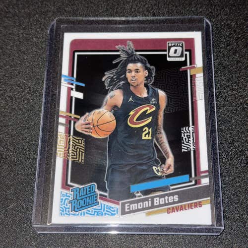 Emoni Bates Cavaliers 23-24 Panini Donruss Optic NBA Basketball Rated Rookie