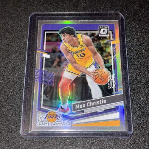 Max Christie LA Lakers 2023-24 Panini Donruss Optic NBA Basketball Holo Base #88