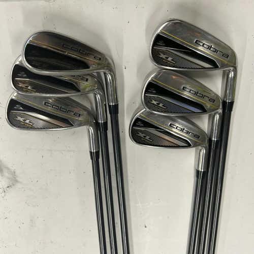 Used Cobra Xl Speed 6i-sw Regular Flex Graphite Shaft Iron Sets