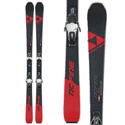 Fischer Mens Rc Fire Slr Pro Downhill Ski Mens Combo 145 Cm