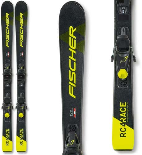 Fischer Boys Rc4 Race 4.5 Downhill Ski Boys Combo 100 Cm