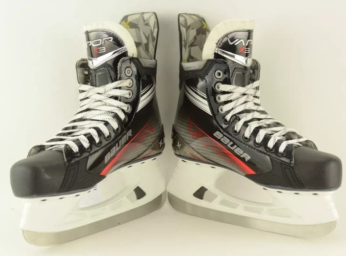 Used Senior Bauer Vapor 3X Hockey Skates Regular Width Pro Stock 8.5