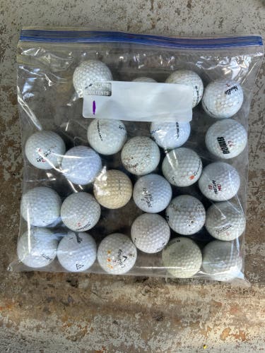 Used golf balls