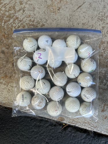 Used golf balls