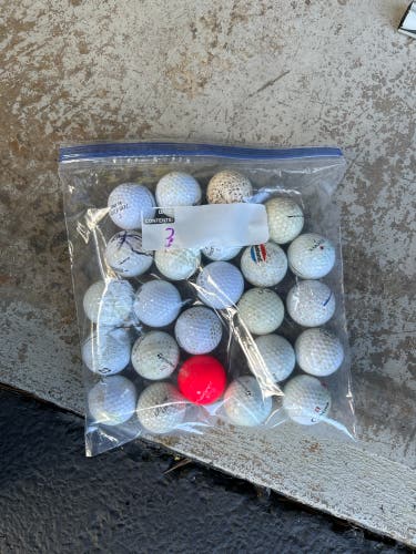 Used golf balls