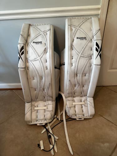 Used 35" Reebok 9000 Goalie Leg Pads