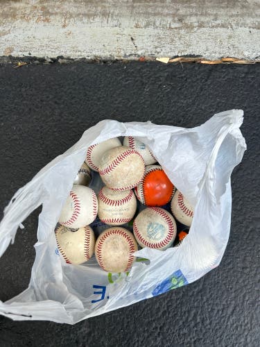 Used baseballs Assorted