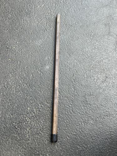 Wooden lacrosse shaft