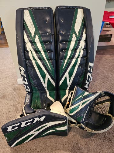 Used 34" CCM Extreme Flex 4 Regular Goalie Full Set Pro Stock