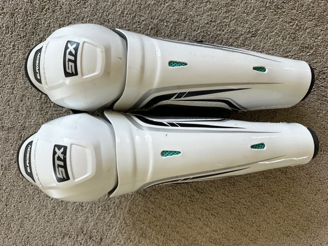 Rarely Used Senior STX Surgeon 500 12" Shin Pads - Almost New