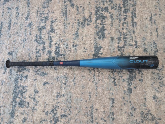 Used Rawlings Clout USSSA Certified Bat (-10) Alloy 20 oz 30"