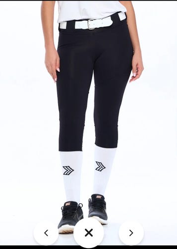 Black Used XS Adult Women's Game Pants