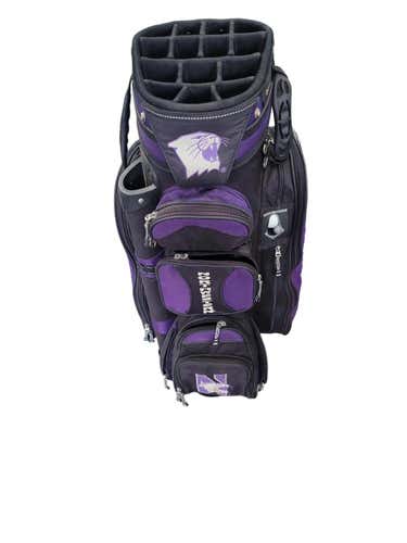 Used Datrek Northwestern Wildcats Cart Bag Golf Cart Bags