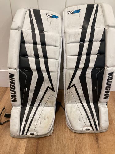 24” + 2 Vaughn Velocity V9 Goalie Leg Pads