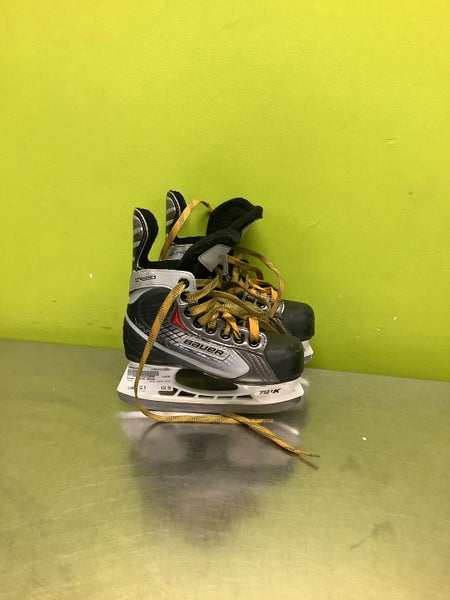 Used Bauer Vapor Speed Youth 12.0 Ice Hockey Skates