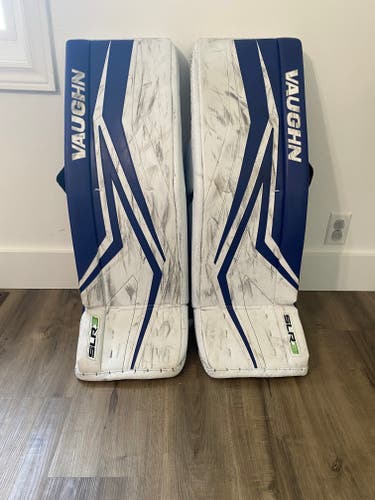 Used 34" Vaughn Slr3 Goalie Leg Pads