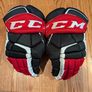 Used CCM AS1 Gloves 12" Black/Red/White