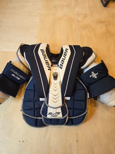 Used Large Bauer Elite Goalie Chest Protector