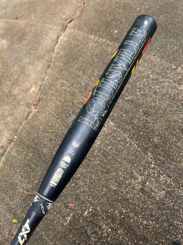 Black Used Louisville Slugger LXT Bat (-9) Composite 25 oz 34"