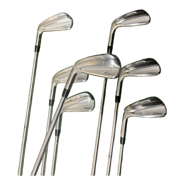 New! LH Titleist T 100 Iron Set 4-PW SensiCore Stiff Flex Steel Shafts