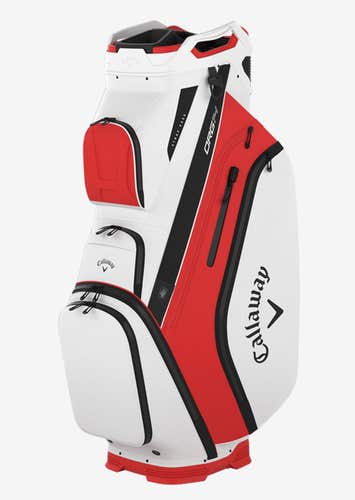 NEW Callaway Golf 2024 Org 14 White/Fire Cart Golf Bag