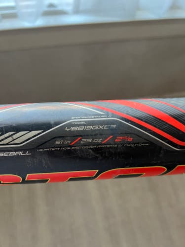 Used 2019 Easton Ghost X Evolution USABat Certified Bat (-8) Composite 23 oz 31"