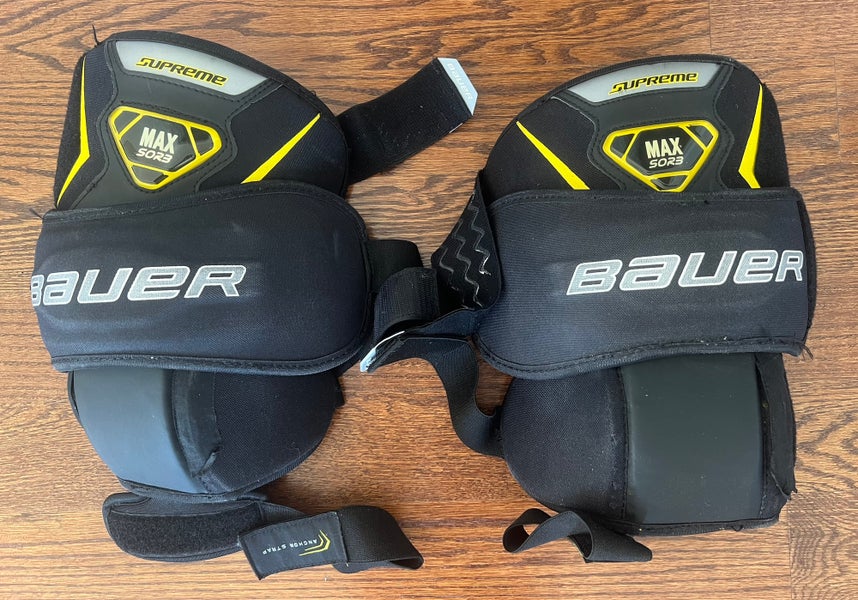 BAUER Supreme Goalie Knee Guards- Jr