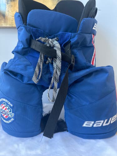 Blue Youth Size Large Bauer Game Pants