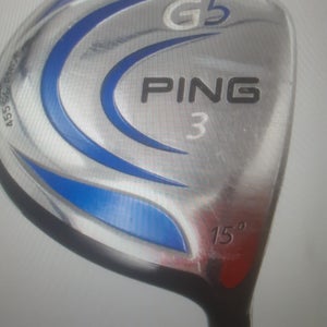Used Men's Ping G5 Right Handed Fairway Wood Stiff Flex 3 Wood