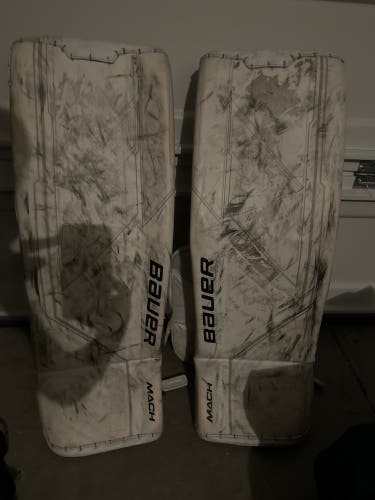 Used  Bauer MACH Goalie Leg Pads