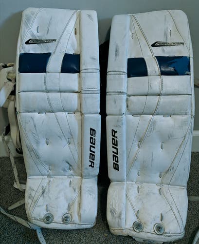 Used 26"+ 1 Bauer Reactor 5000 Goalie Leg Pads