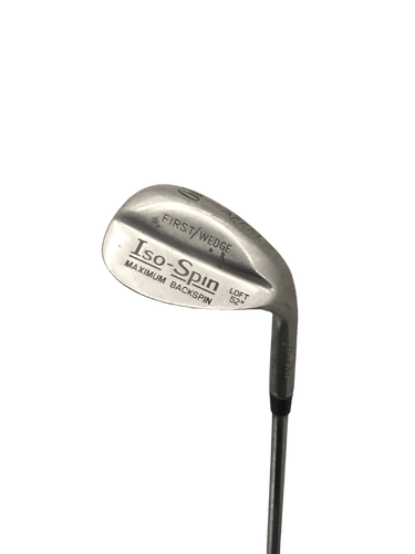 Used Iso-spin 52 Degree Regular Flex Steel Shaft Wedges