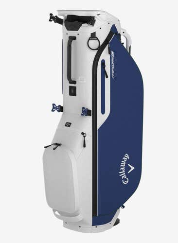 NEW 2024 Callaway Golf Fairway C White/Cobalt Blue Stand/Carry Golf Bag