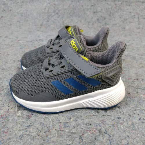 Adidas Duramo 9 Sneakers Baby 4C Shoes Gray Low Top Athletic Trainers F35109