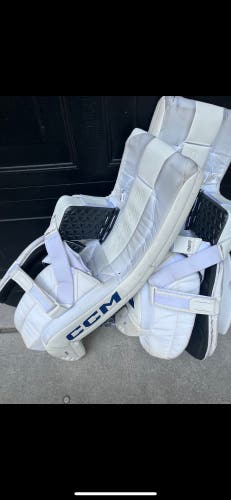 Used  CCM Pro Stock Eflex 6 Goalie Leg Pads