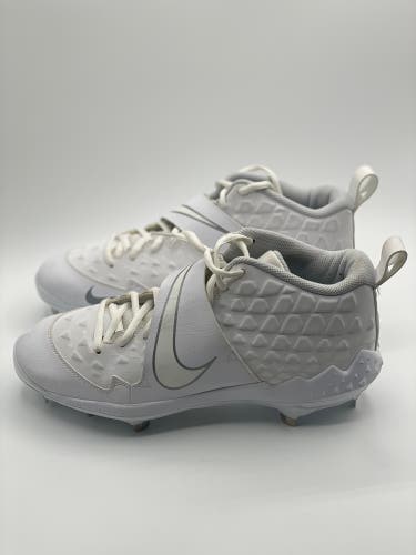 Force Air Trout 6 Pro White New Size 11 (Women's 12) Adult Men's Nike Baseball Cleats