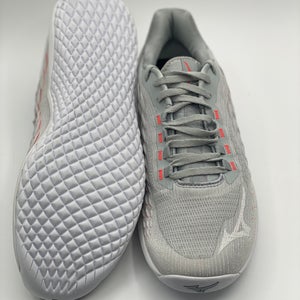 Size Men's 10.5 (W 11.5) Mizuno Tf-01 Cross Trainer Grey/White