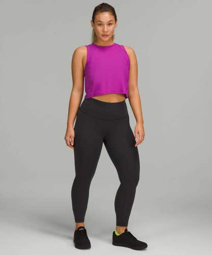 Lululemon Wunder Train Contour Fit High-Rise Crop 25" Black Size 2 Everlux