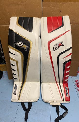 New Custom Brian's OPTiK 1 Goalie Pads 35+1 Read Description