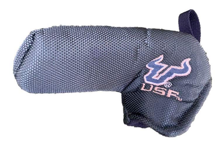 USF Bulls Golf Blade Putter Head Cover Bootie NCAA Collegiate Theme Headcover