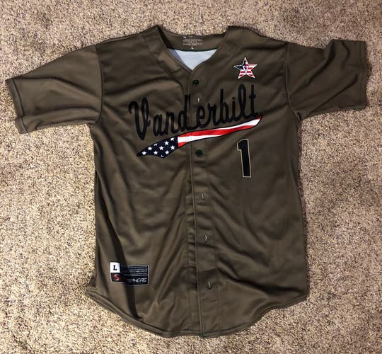 Vanderbilt Flag Baseball Jersey